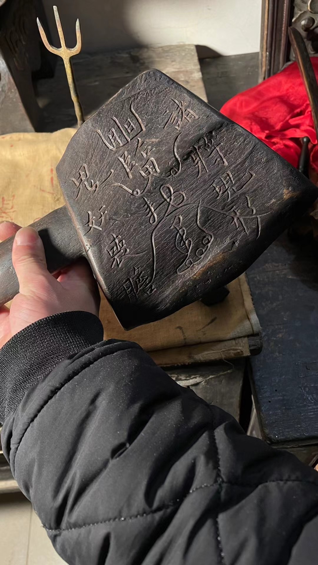 Exorcising Bone Axe for Home Protection